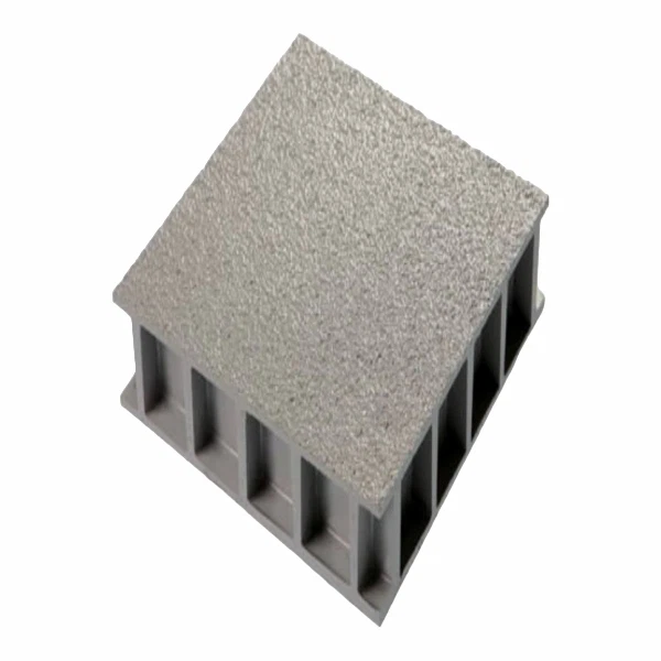 FRP Grating With Gritted Plate Cover